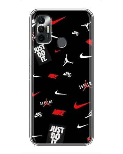 Чехол для TECNO Spark 7P с картинкой «Nike Mix Pattern»