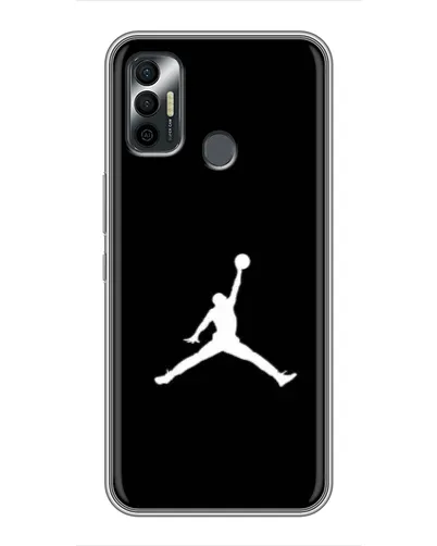 Чехол для TECNO Spark 7P с картинкой «Jordan Silhouette»
