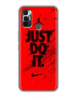 Чехол для TECNO Spark 7P с картинкой «Nike Just Do It»