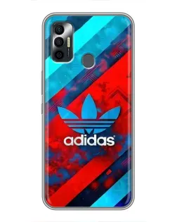 Чехол для TECNO Spark 7P с картинкой «Абстракция Adidas»