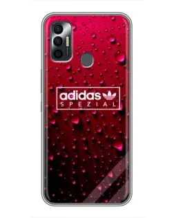 Чехол для TECNO Spark 7P с картинкой «Adidas Gold Marble»