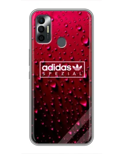Чехол для TECNO Spark 7P с картинкой «Adidas Gold Marble»
