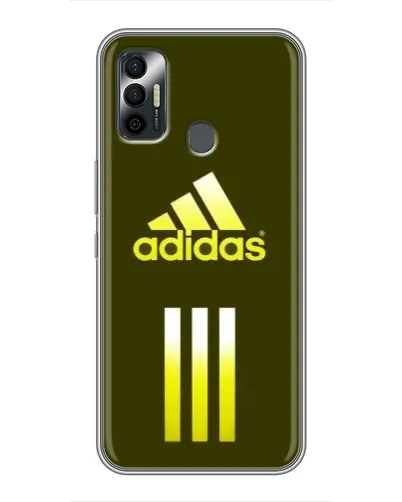 Чехол для TECNO Spark 7P с картинкой «Оливковый градиент Adidas»