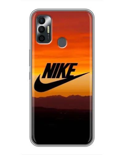 Чехол для TECNO Spark 7P с картинкой «Nike — вечерний горизонт»
