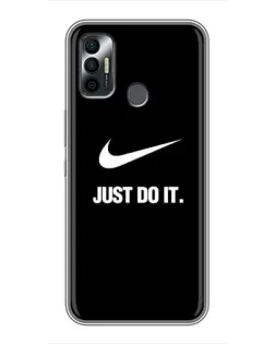 Чехол для TECNO Spark 7P с картинкой «Классический принт Nike»