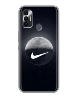 Чехол для TECNO Spark 7P с картинкой «Nike в стиле граффити»