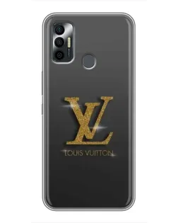 Чехол для TECNO Spark 7P с картинкой «Градиент Louis Vuitton»
