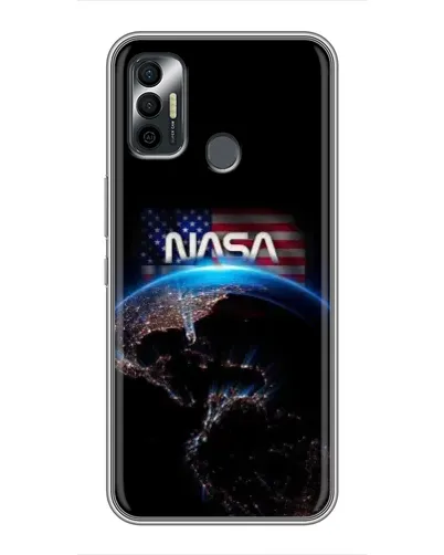 Чехол для TECNO Spark 7P с картинкой «Земля из космоса NASA» Чехол для TECNO Spark 7P с картинкой «Земля из космоса NASA»