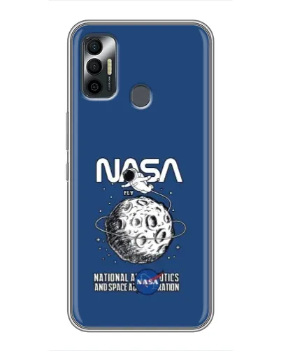 Чехол для TECNO Spark 7P с картинкой «NASA — лунная миссия» Чехол для TECNO Spark 7P с картинкой «NASA — лунная миссия»