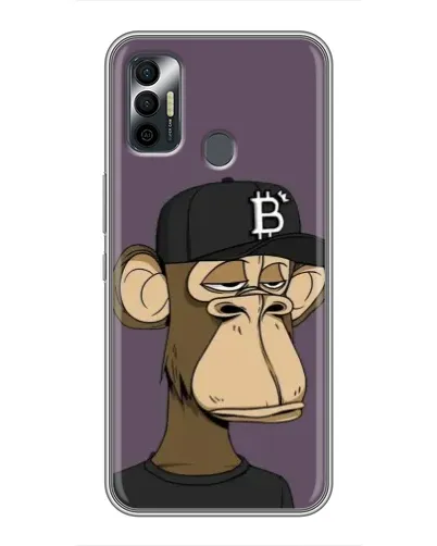 Чехол для TECNO Spark 7P с картинкой «Bored Ape в кепке» Чехол для TECNO Spark 7P с картинкой «Bored Ape в кепке»