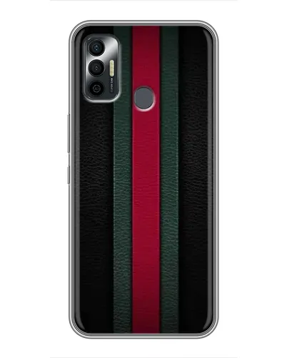 Чехол для TECNO Spark 7P с картинкой «Gucci — неоновая линия»