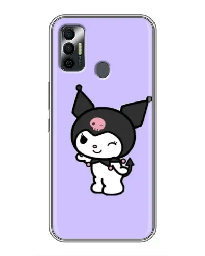 Чехол для TECNO Spark 7P с картинкой «Классическая Kuromi»