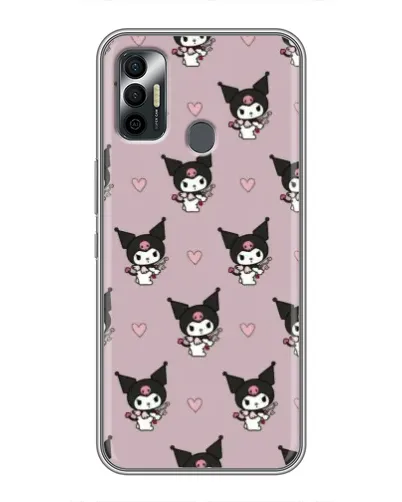 Чехол для TECNO Spark 7P с картинкой «Kuromi — ночной сон»