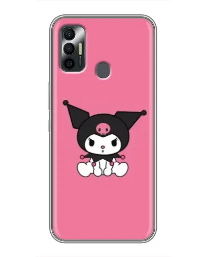 Чехол для TECNO Spark 7P с картинкой «Хмурая Kuromi»