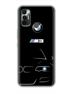 Чехол для TECNO Spark 7P с картинкой «Минималистичный принт BMW M3» Чехол для TECNO Spark 7P с картинкой «Минималистичный принт BMW M3»
