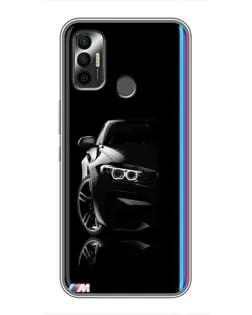 Чехол для TECNO Spark 7P с картинкой «Силуэт BMW в темноте» Чехол для TECNO Spark 7P с картинкой «Силуэт BMW в темноте»