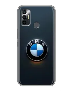 Чехол для TECNO Spark 7P с картинкой «Логотип BMW — минимализм» Чехол для TECNO Spark 7P с картинкой «Логотип BMW — минимализм»