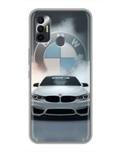 Чехол для TECNO Spark 7P с картинкой «BMW в белом дыму» Чехол для TECNO Spark 7P с картинкой «BMW в белом дыму»