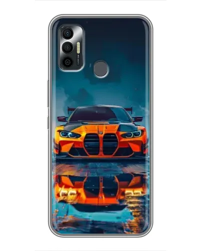 Чехол для TECNO Spark 7P с картинкой «BMW — золотая эмблема» Чехол для TECNO Spark 7P с картинкой «BMW — золотая эмблема»