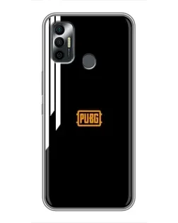 Чехол для TECNO Spark 7P с картинкой «PUBG — вертикальные линии» Чехол для TECNO Spark 7P с картинкой «PUBG — вертикальные линии»
