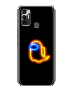 Чехол для TECNO Spark 7P с картинкой «Among Us неоновое сияние» Чехол для TECNO Spark 7P с картинкой «Among Us неоновое сияние»
