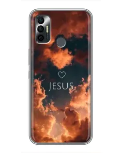 Чехол для TECNO Spark 7P с картинкой «Сияние Имени Jesus» Чехол для TECNO Spark 7P с картинкой «Сияние Имени Jesus»