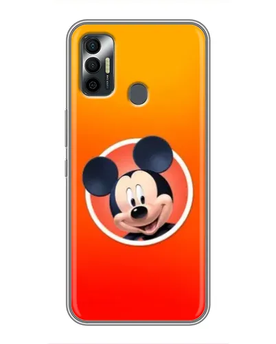Чехол для TECNO Spark 7P с картинкой «Mickey в круге»