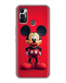 Чехол для TECNO Spark 7P с картинкой «Mickey в полный рост»