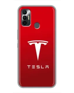 Чехол для TECNO Spark 7P с картинкой «Tesla Red Classic» Чехол для TECNO Spark 7P с картинкой «Tesla Red Classic»