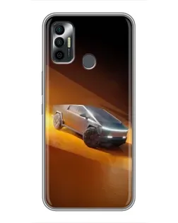 Чехол для TECNO Spark 7P с картинкой «Cybertruck в пустыне» Чехол для TECNO Spark 7P с картинкой «Cybertruck в пустыне»