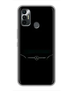 Чехол для TECNO Spark 7P с картинкой «Mercedes Stealth Look»