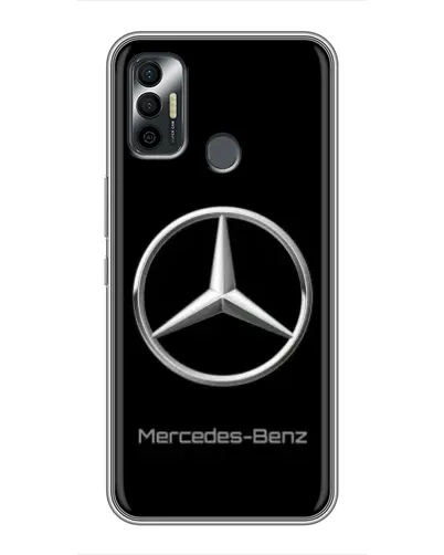 Чехол для TECNO Spark 7P с картинкой «Mercedes Silver Logo»