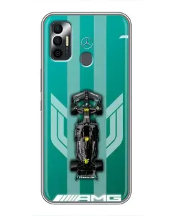 Чехол для TECNO Spark 7P с картинкой «Mercedes AMG Petronas»