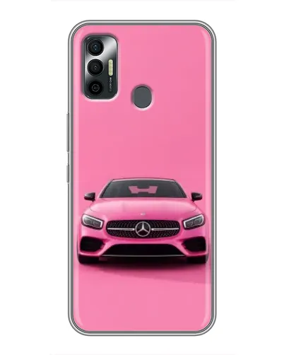 Чехол для TECNO Spark 7P с картинкой «Розовый Mercedes AMG» Чехол для TECNO Spark 7P с картинкой «Розовый Mercedes AMG»