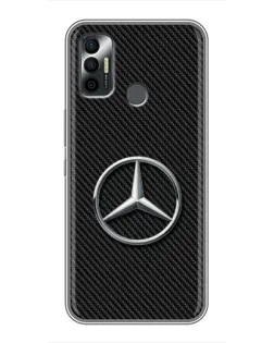 Чехол для TECNO Spark 7P с картинкой «Карбоновый Mercedes стиль» Чехол для TECNO Spark 7P с картинкой «Карбоновый Mercedes стиль»
