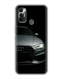 Чехол для TECNO Spark 7P с картинкой «Audi — детализация кузова» Чехол для TECNO Spark 7P с картинкой «Audi — детализация кузова»