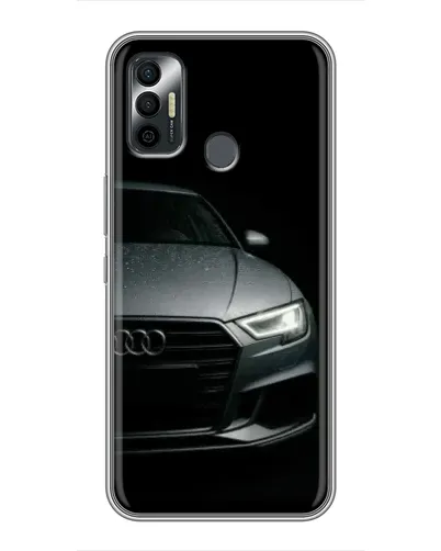 Чехол для TECNO Spark 7P с картинкой «Audi — детализация кузова»