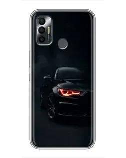 Чехол для TECNO Spark 7P с картинкой «Audi — хищный взгляд»