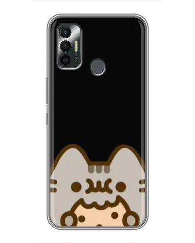 Чехол для TECNO Spark 7P с картинкой «Пушин на черном» Чехол для TECNO Spark 7P с картинкой «Пушин на черном»