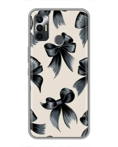 Чехол для TECNO Spark 7P с картинкой «Банты Coquette»