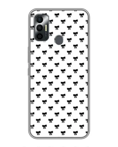 Чехол для TECNO Spark 7P с картинкой «Мини-бантики»