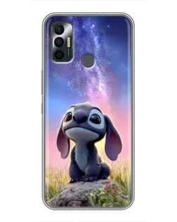 Чехол для TECNO Spark 7P с картинкой «Стич на рассвете» Чехол для TECNO Spark 7P с картинкой «Стич на рассвете»