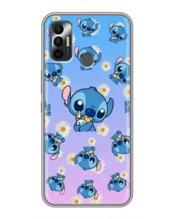 Чехол для TECNO Spark 7P с картинкой «Паттерн со Стичем» Чехол для TECNO Spark 7P с картинкой «Паттерн со Стичем»