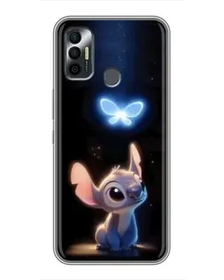 Чехол для TECNO Spark 7P с картинкой «Сияющий Стич» Чехол для TECNO Spark 7P с картинкой «Сияющий Стич»