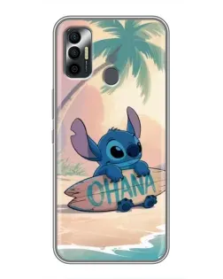 Чехол для TECNO Spark 7P с картинкой «Стич на серфе» Чехол для TECNO Spark 7P с картинкой «Стич на серфе»