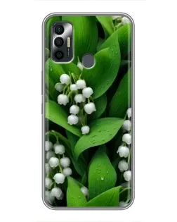 Чехол для TECNO Spark 7P с картинкой «Ландыши в зелени» Чехол для TECNO Spark 7P с картинкой «Ландыши в зелени»