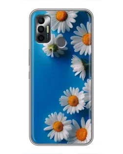Чехол для TECNO Spark 7P с картинкой «Белоснежные маргаритки» Чехол для TECNO Spark 7P с картинкой «Белоснежные маргаритки»