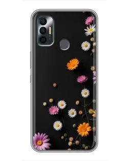 Чехол для TECNO Spark 7P с картинкой «Цветочная композиция» Чехол для TECNO Spark 7P с картинкой «Цветочная композиция»