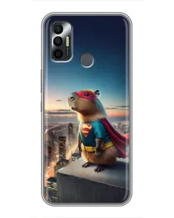 Чехол для TECNO Spark 7P с картинкой «Капи-мен супергерой» Чехол для TECNO Spark 7P с картинкой «Капи-мен супергерой»