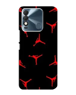 Чехол для TECNO Spark 8 с картинкой «Jordan Red Pattern» Чехол для TECNO Spark 8 с картинкой «Jordan Red Pattern»